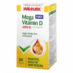 WALMARK Mega D Forte 4000 IU kapsulas, 30 gab.