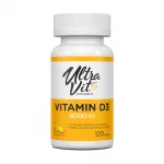 ULTRAVIT Vitamin D3 4000 IU mīkstās kapsulas, 120 gab.