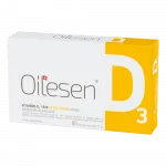 OILESEN VITAMĪNS D3 1000SV mīkstās kapsulas, 80 gab.