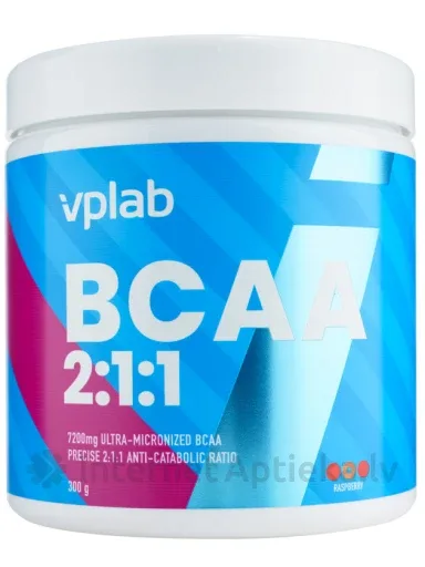 VPLAB BCAA 2:1:1 Drink Raspberry komplekss, 300 g