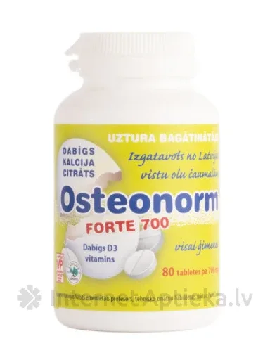 Osteonorm Forte 700 mg, 80 tabletes