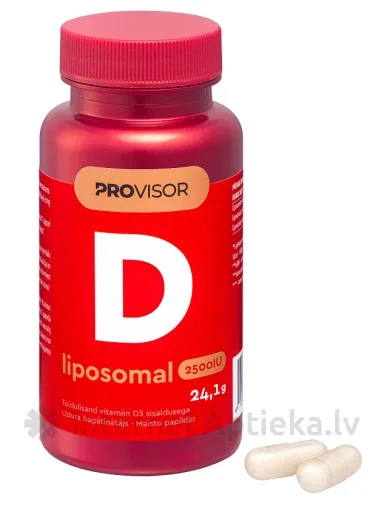 PROVISOR Liposomal D vitamin 2500, 60 kapsulas