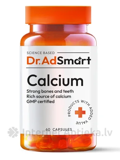 Dr. AD Smart Calcium kapsulas, 60 gb.