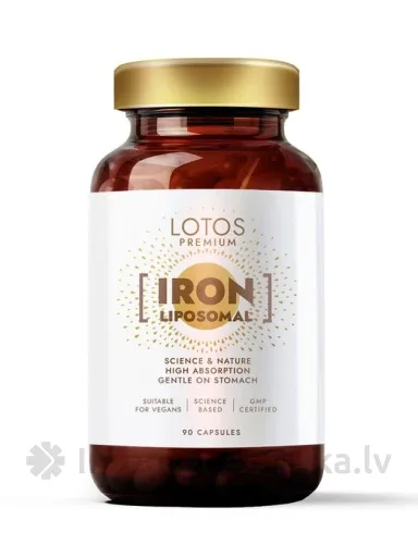 LOTOS PREMIUM Liposomal Iron, 90 kapsulas