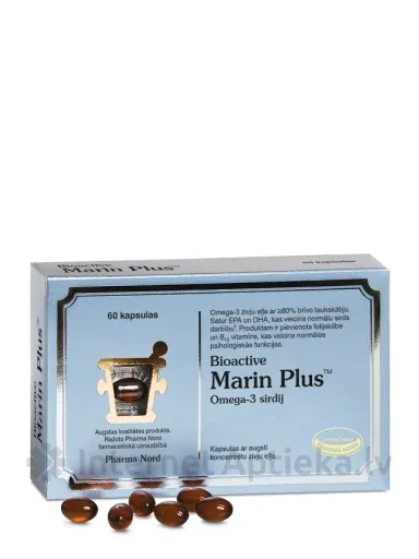 Pharma Nord Marin Plus tabletes, 60 gb.