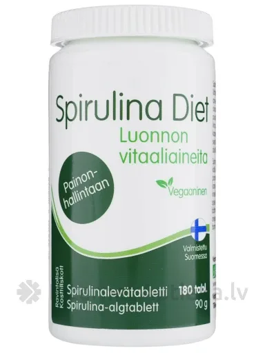 Spirulina Diet, 180 tabletes