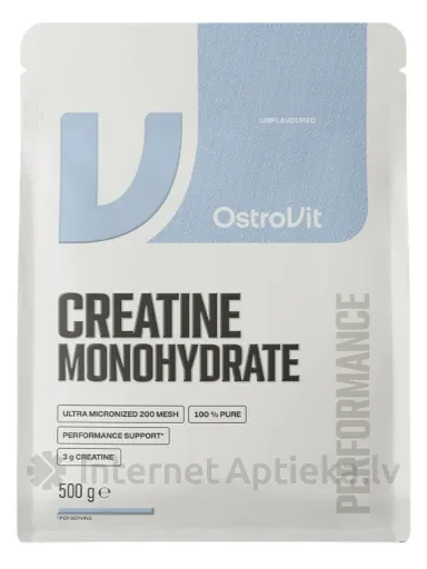 OstroVit Creatine Monohydrate pulveris (natural, sport blue), 500 g