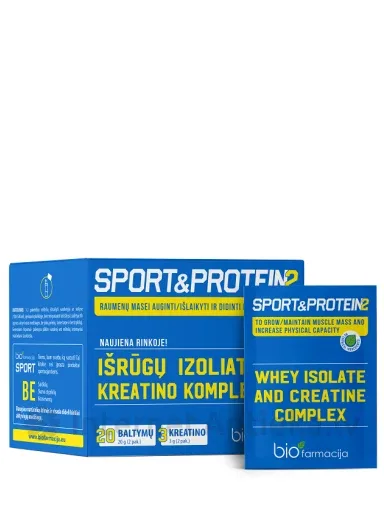 Biofarmacija Bio Sport&Protein2 paciņas, 28 gb.