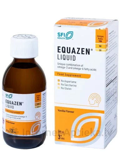 EQUAZEN Liquid Vanilla šķidrums, 200 ml
