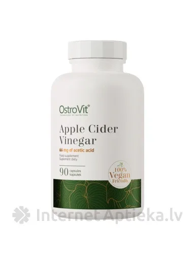 OstroVit Apple Cider Vinegar Vege kapsulas, 90 gb.