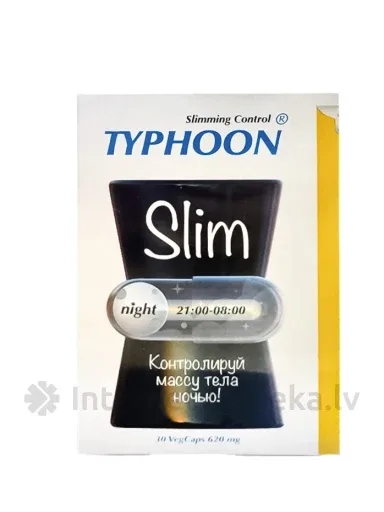 Typhoon Slim Night kapsulas, 30 gb.