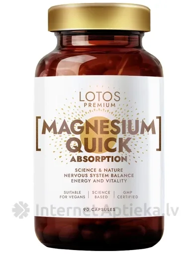 LOTOS PREMIUM Magnesium Quick Absorption, 90 kapsulas