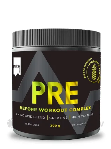 Puls Nutrition pre workout complex Pineapple pulveris, 300 g