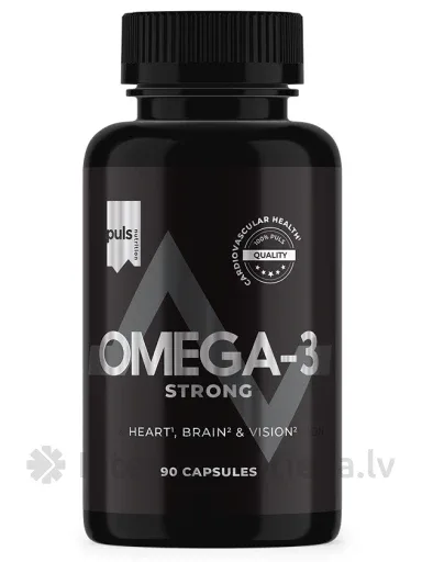 PULS NUTRITION Omega-3 Strong kapsulas, 90 gab.