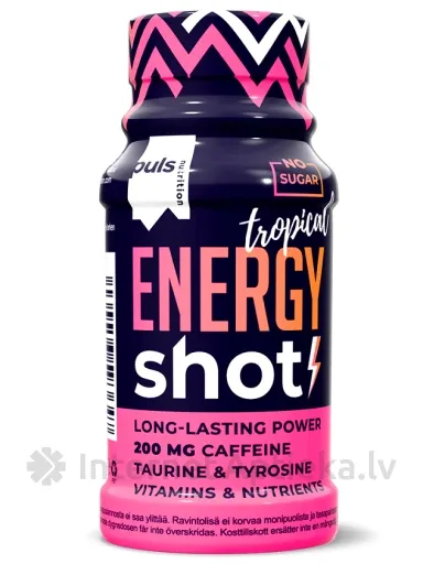 Puls Nutrition energy Tropical šots, 60 ml
