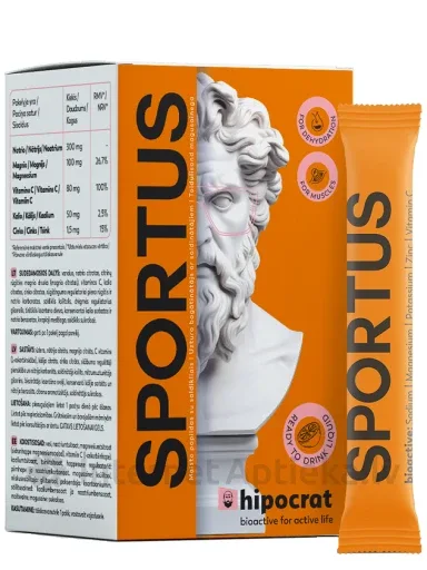 BIOFARMACIJA HIPOCRAT Sportus gels 15ml N14