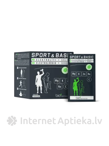 Sport&Basic Magnijs+Kālijs, 14 paciņas