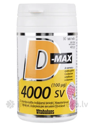 D-Max 4000SV, 90 tabletes
