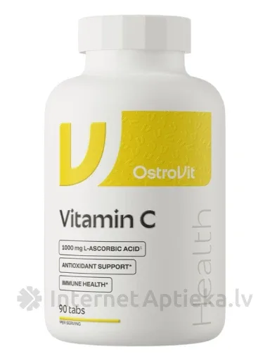OstroVit Vitamin C tabletes, 90 gb.