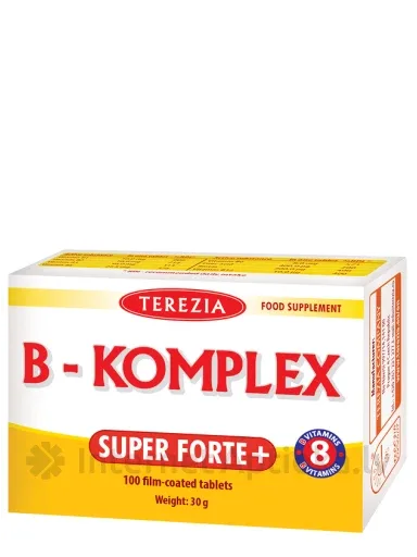 Terezia Komplekss ar astoņiem B grupas vitamīniem, 100 tabletes