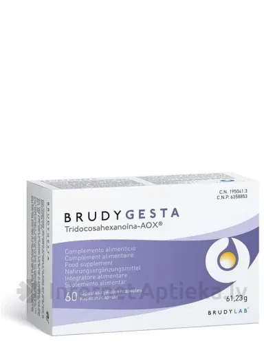 BRUDY GESTA kapsulas, 60 gb.