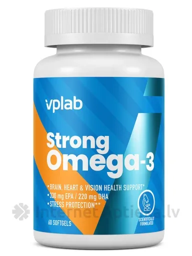 VPLab Strong Omega3 softgels kapsulas, 60 gb.
