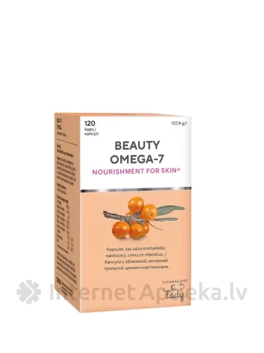 Vitabalans beauty omega 7, 120 kapsulas