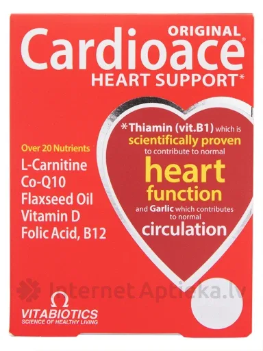 Cardioace ar Omega 3, 30 kapsulas