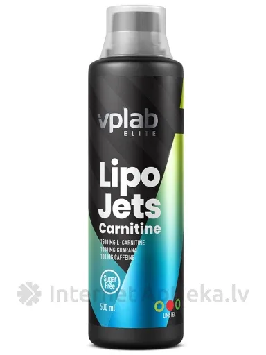VPLab LipoJets Carnitine Ar laima tējas garšu, 500 ml