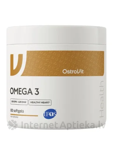 OstroVit Omega-3 kapsulas, 180 gb.