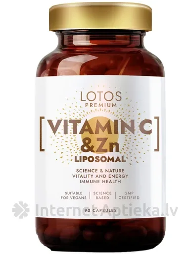 LOTOS PREMIUM Liposomal Vitamin C & Zn, 90 kapsulas