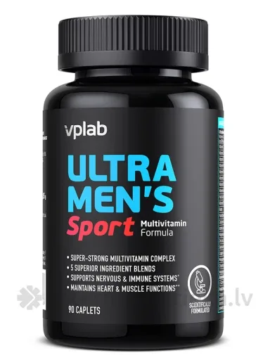VPLAB Ultra Men's Sport Multivitamin Formula, 90 kapletes