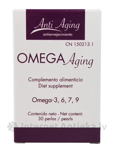 LaviGor Omega Aging ar omega 3,6,7,9 taukskābēm, 30 kapsulas