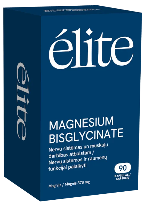 ELITE Magnesium bisglycinate kapsulas, 90 gab.