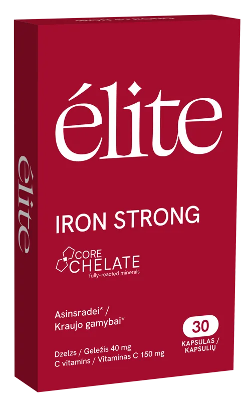 ELITE Iron Strong kapsulas, 30 gab.