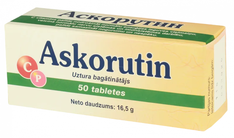 ASKORUTIN tabletes, 50 gab.