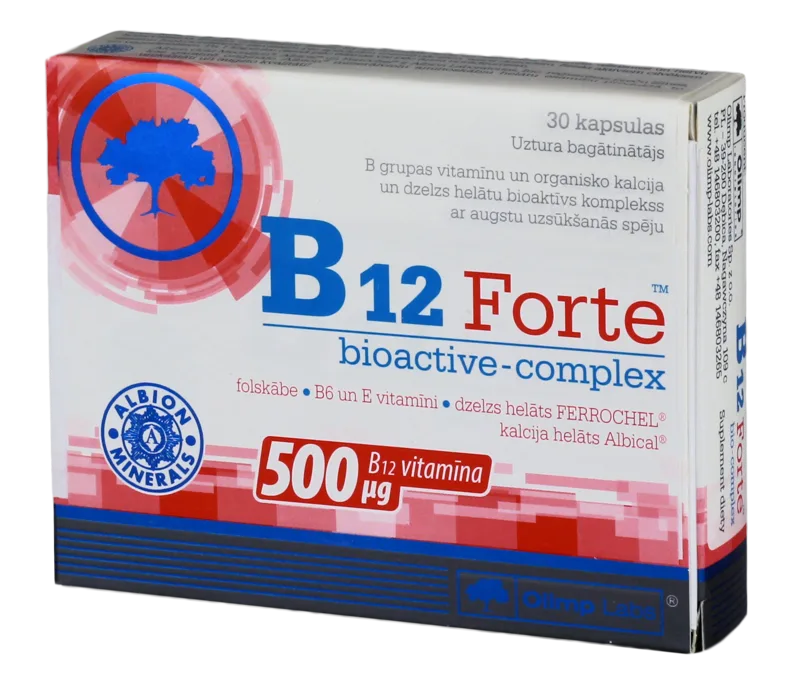 OLIMP LABS B12 Forte Bio Complex kapsulas, 30 gab.