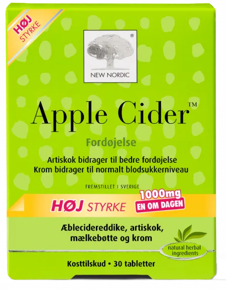 NEW NORDIC Apple Cider Mega Strenght tabletes N30