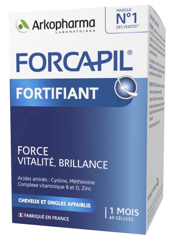 FORCAPIL Fortifiant kapsulas, 60 gab.