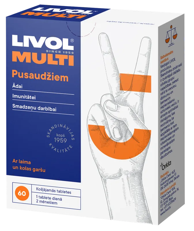LIVOL Multi Pusaudžiem tabletes, 60 gab.