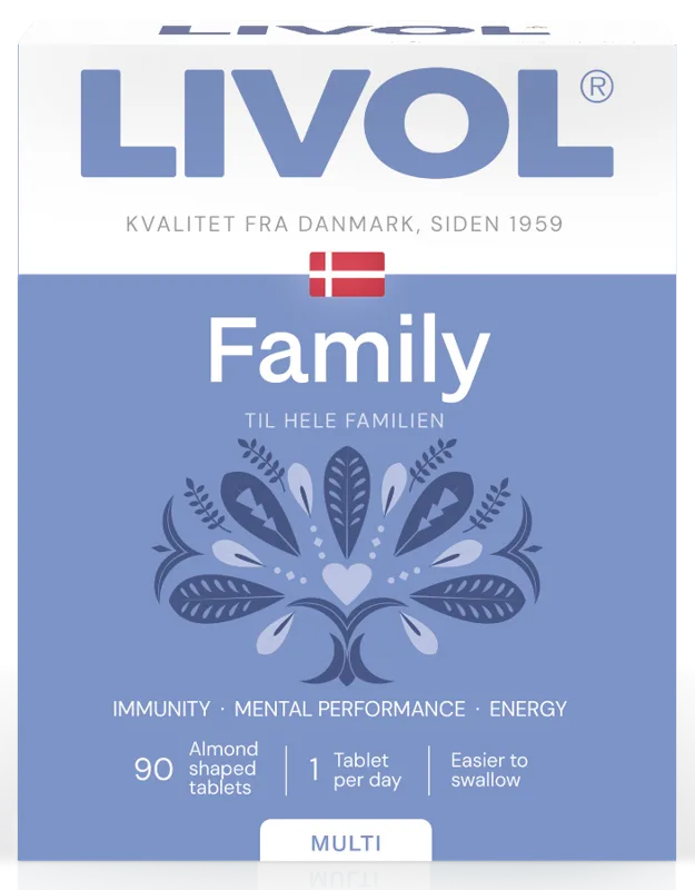 LIVOL Multi Family (Visai ģimenei) tabletes, 90 gab.