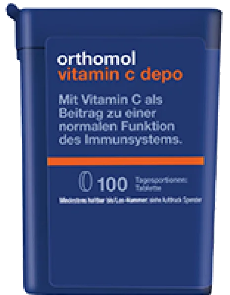ORTHOMOL Vitamin C Depo tabletes, 100 gab.