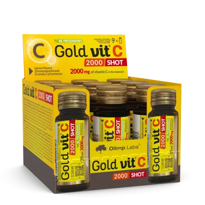 OLIMP LABS Gold Vit C 2001 ampulas, 9 gab.