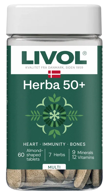 LIVOL Multi Herba 50+ tabletes, 60 gab.