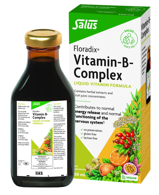 FLORADIX Vitamin B šķidrums, 250 ml