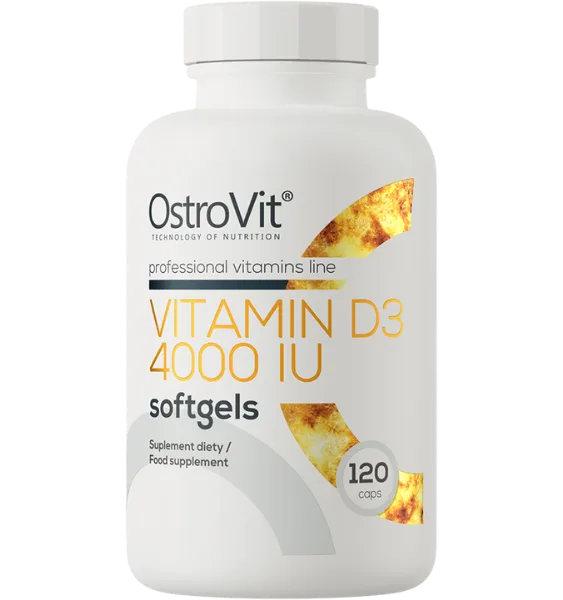 OSTROVIT Vitamin D3 4000 IU kapsulas, 120 gab.