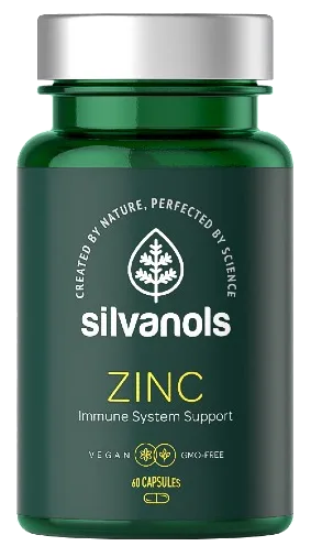 SILVANOLS kapsulas ZINC, 60 gab.