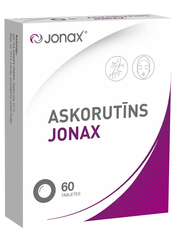JONAX Askorutīns tabletes, 60 gab.