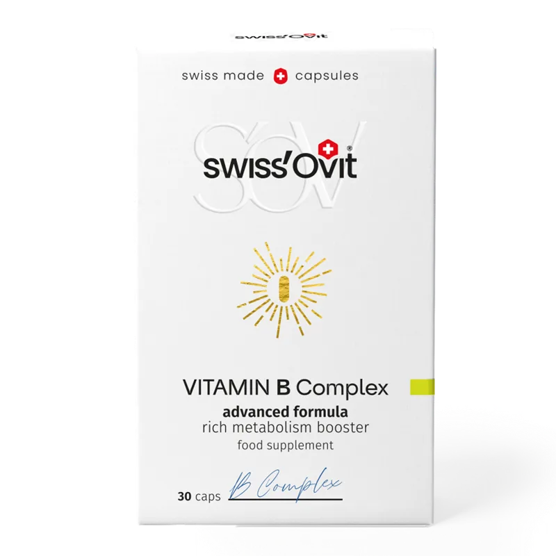 SWISS OVIT Vitamin B Complex kapsulas, 30 gab.