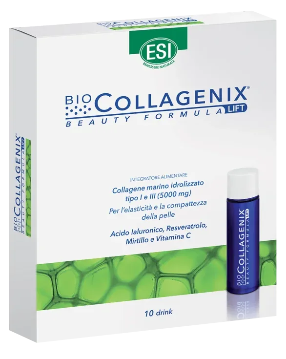 ESI Bio Collagenix Collagen drink 30 ml pudelītes, 10 gab.
